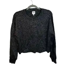 Nwt John + Jenn Metallic Crewneck Sweater