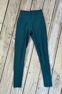 Prana Women's High Rise Workout Leggings Dark Green Size S