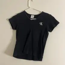 Calvin Klein Vintage  v-neck top small