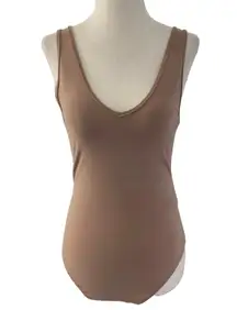 Abercrombie & Fitch Brown Bodysuit Soft Collection Women's Size Medium | 51-26