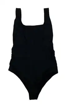 Aerie Small Black One Piece Swimsuit Scoop Neck Beach Swimwear