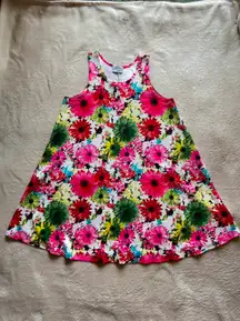 Flowy Flower Mini Dress