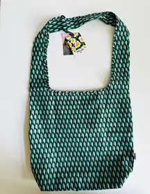 Arrow Geo/Disco Zebra Green Reversible Reusable Bag DVF