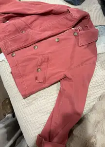 Levi’s Pink Oversized Denim Jacket