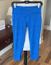 Leggings Heather Blue Cropped Reflex 90 Degree