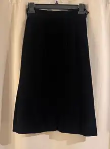 Nardis Black Velvet Skirt