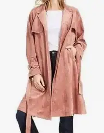 OAT NWT blush Free People trench coat size Medium