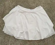 White Athletic Skort