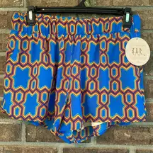 Colorful shorts nwt by peach love size large