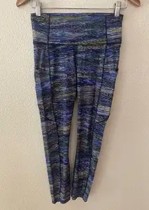 Lululemon  Fast & Free Tight II 25" Non-Reflective Nulux in Interconnect Blue 6