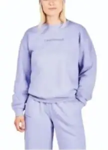 I AM UNWELL WOMENS PURPLE CREWNECK SWEATSHIRT BARSTOOL MEDIUM