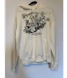 Disney Winnie the Pooh "Christopher Robin Gives Pooh a Party" Hoodie Size Large