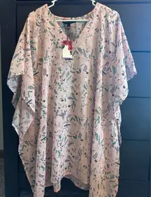 New America & Beyond Pink Unicorn Print Cover Up Kimono 🦄 🌴