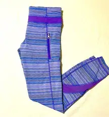 Lululemon Inspire Tight II Mesh Space Dye Twist Iris Flower Pink Shell