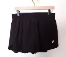 Asics Woven Reflective Running Shorts Built in Brief Liner size L