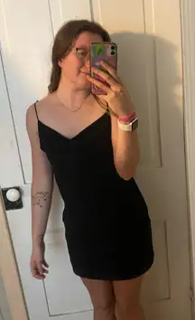 Forever 21 black tank top dress 
