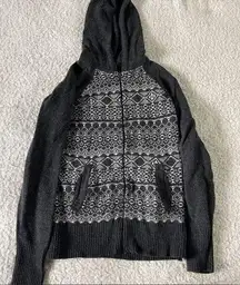 Eddie Bauer large zippered sweater