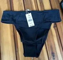 PQ SWIM ONYX BANDED HIGH WAIST BOTTOM