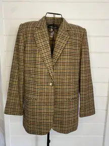 Vintage Wool Blazer Jacket