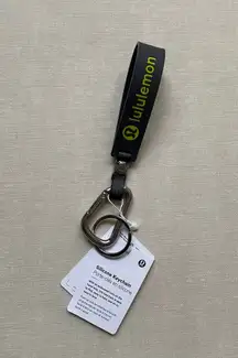 silicone keychain - Traverse Grey