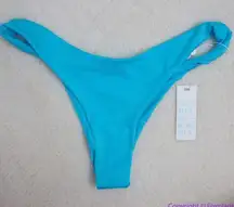 NEW‎ Frankie's Bikinis sky blue bottom, L
