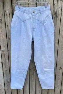 Vintage Zena 80s 90s high rise relaxed fit straight leg denim jeans light wash