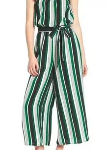 Soprano Stripped Seeveless Jumpsuit Size Small