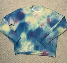 Fate Fuzzy Tie Dye Sweater - New