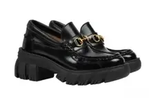 Gucci Horsebit Lug Sole Loafer Moccasin Leather Magnum Calf size 41