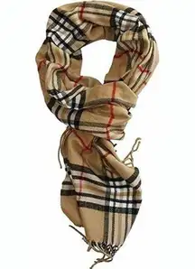 28"W x 82"L Women Men Blanket Oversized Winter Tartan Cashmere Scarf Wrap Shawl
