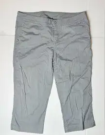 Woolrich Capris Womens Size 14 Denim Cotton Athleisure Outdoors Stretch EUC