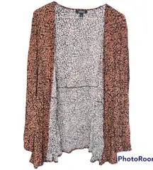 Torrid Plus Size Cheetah Printed Lightweight Woman’s Cardigan Size 2X