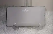 New York Cameron Large Slim Bifold Wallet Gray