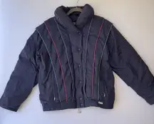 Vintage SNUGGLER Ski Jacket Women’s Size 12 Navy‎ blue