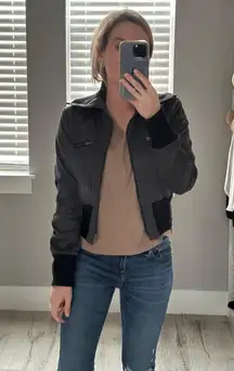 Gray Moto Jacket