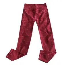 Lululemon High Rise Pink Ebb To Street Tight Wash Leggings Tie Dye