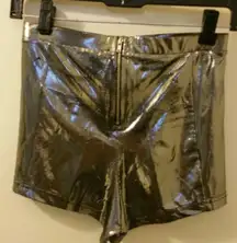 Charlotte Russe High Waisted Metallic Shorts