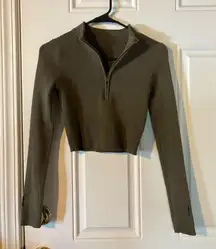 Amazon Quarter-Zip Cropped