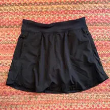 BLACK  TENNIS GOLF ATHLETIC SKIRT SKORT