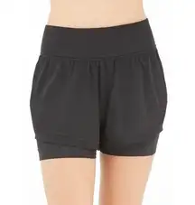 Spanx The Get Moving Shorts Black Small Yoga Running Shorts Biker Liner 5”