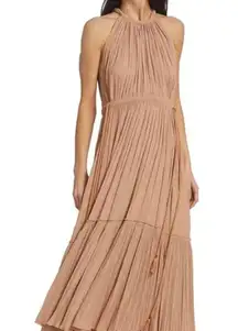 A.L.C. Ella Gathered Halter Maxi Dress