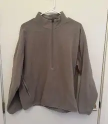 Lululemon Gray Half-Zip Sweatshirt