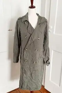 American Eagle Olive Green Trench