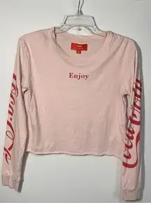 PacSun  enjoy Coca-Cola cropped long sleeve T-shirt size medium