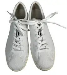 Rothy's White Lace-Up Sneakers Women's‎ Sustainable Knit Shoes Casual 8.5