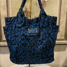 Marc By Marc Jacobs Blue and Black Tote Bag