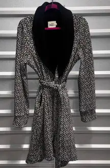 Ugg Robe Black White Women's Large