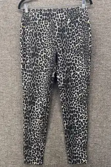 Michael Kors Womens Leggings Size Medium Leopard Print Sport Yoga Mobwife Luxury