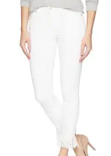 Joes Jeans The Icon mid rise skinny fringe jeans