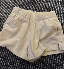 The North Face sweat shorts white 